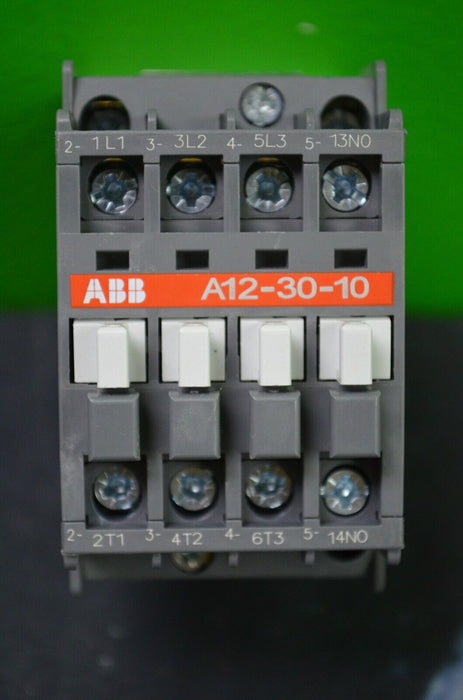 ABB P/N A12-30-10 Contactor 110-120 VAC 60Hz coil Tested Good