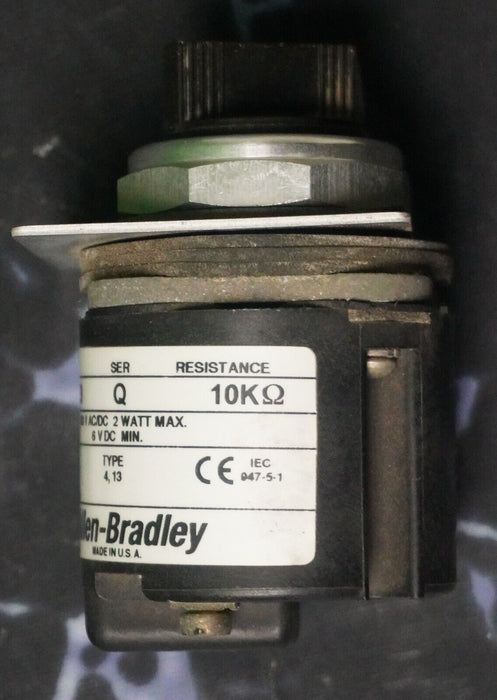 ALLEN BRADLEY 800T-U29 SERIES Q POTENTIOMETER 10K Ω