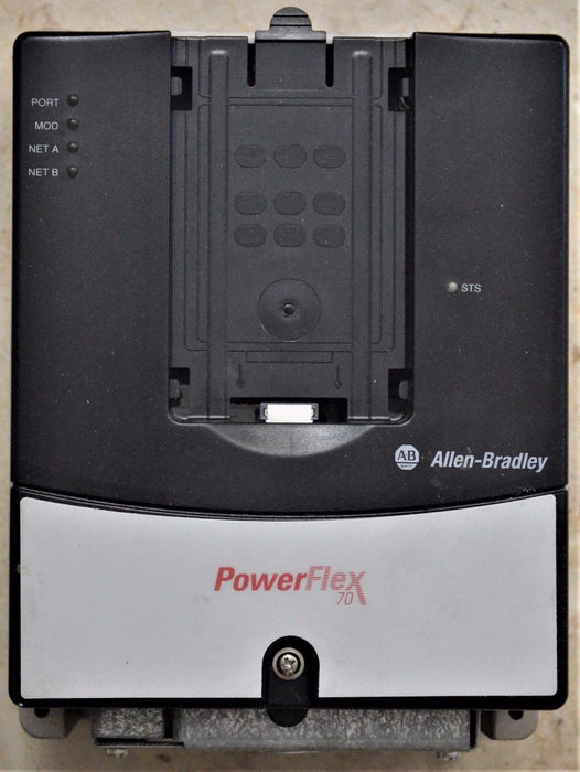 Allen-Bradley PowerFlex 70 5 HP 20AD8P0A3AYNNNC0 480 VAC Clean Tested Good