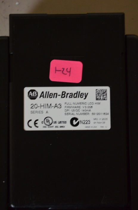 Allen-Bradley 20-HIM-A3 SERIES A Full Numeric HMI Keypad Firmware 3.006   #1-24