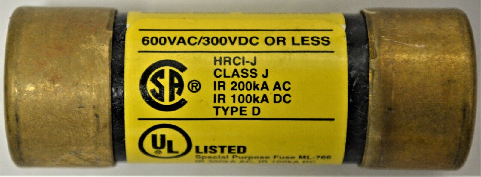 Bussmann LPJ-1SP Class J Fuses (Lot of 2) Tested Good