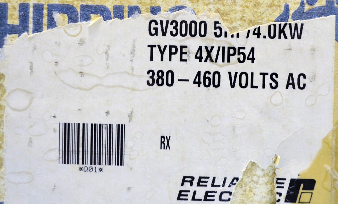 New Upgraded Regulator Card Reliance Electric GV3000/SE 5 HP 5V4460 VER. 6.06