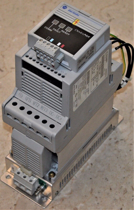 Allen Bradley 160-BA03NSF1 Variable Speed Drive 1Hp W/ 160-DN2 DeviceNet Module