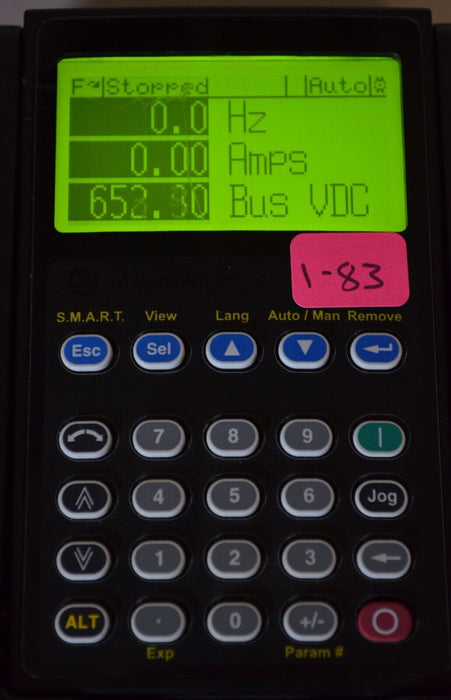 Allen-Bradley 20-HIM-A3 SERIES A Full Numeric HMI Keypad Firmware:5.002  #1-83