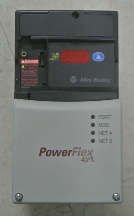 Low Hours 22D-D4P0N104 Allen Bradley Power Flex 40P Drive 2HP Ser.A FRN:2.01