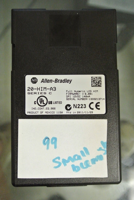 Small Scratch Allen-Bradley 20-HIM-A3 SERIES C Full Numeric HMI Keypad 6.001- 99