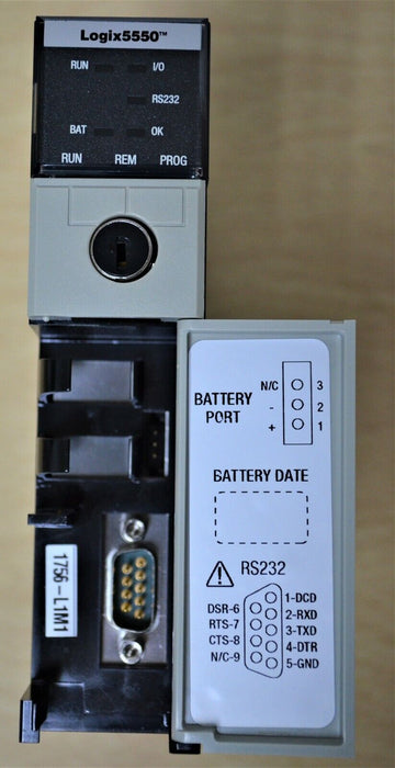 Allen Bradley 1756-L1/A ControlLogix 5550 Processor PLC Tested Good FRN:13.34