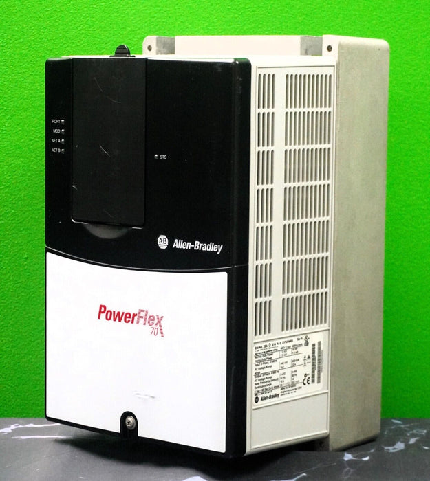 Zero Hours Allen-Bradley PowerFlex 70 10 HP 20AD014A0AYNANNN 480 VAC FRN: 2.009