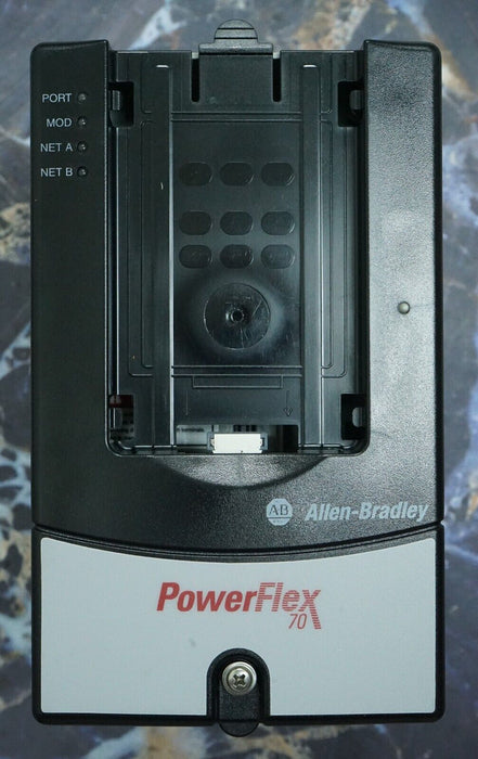 Low Hrs Allen-Bradley 20AD2P1A0AYNNNC0 PowerFlex 70 1 HP 480 VAC FRN 5.001