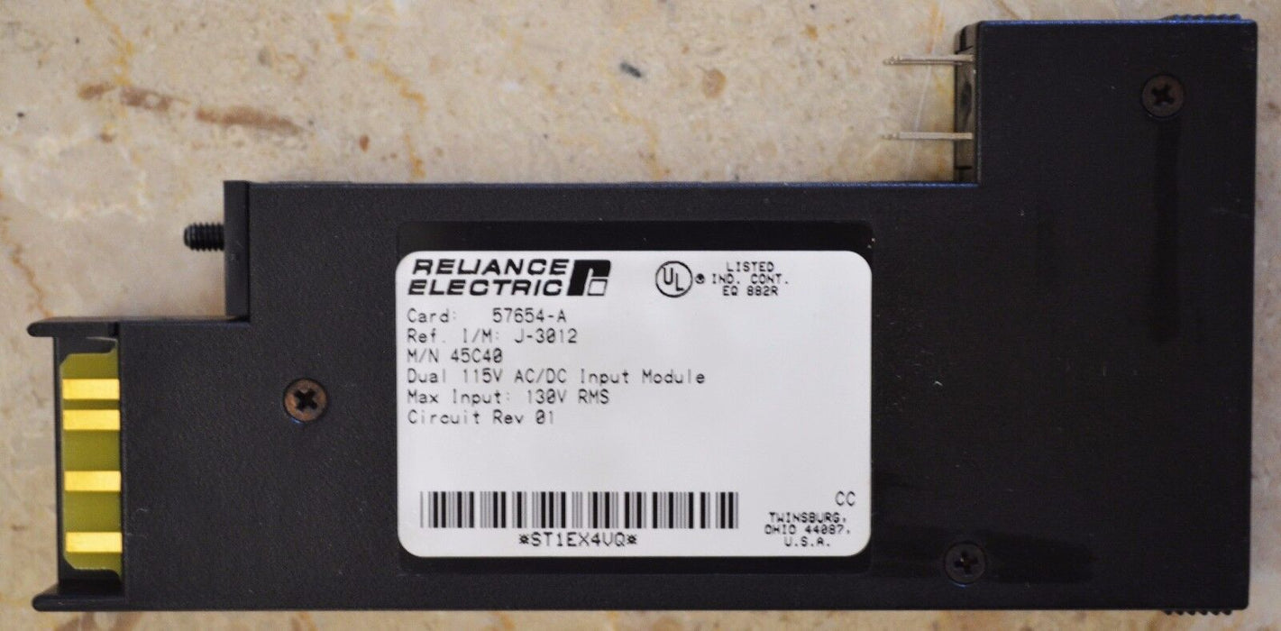 Reliance Electric Automate Input Module 45C40 Excellent Condition Large Quantity