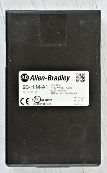 Allen-Bradley 20-HIM-A1 LED Keypad | FRM 1.002 | Series A |  5 VDC