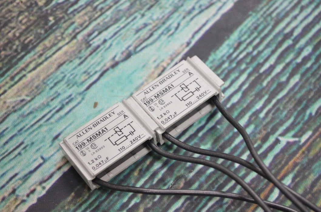 LOT OF 2 Allen Bradley 199-MSMA1 Ser A Surge Suppressor RC 110-240v 199MSMA1