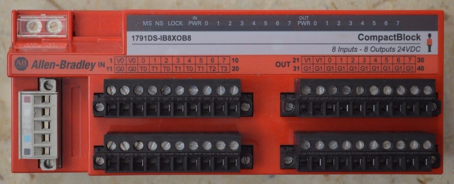 ALLEN-BRADLEY 1791DS-IB8XOB8 DeviceNet Safety CompactBlock Input Module