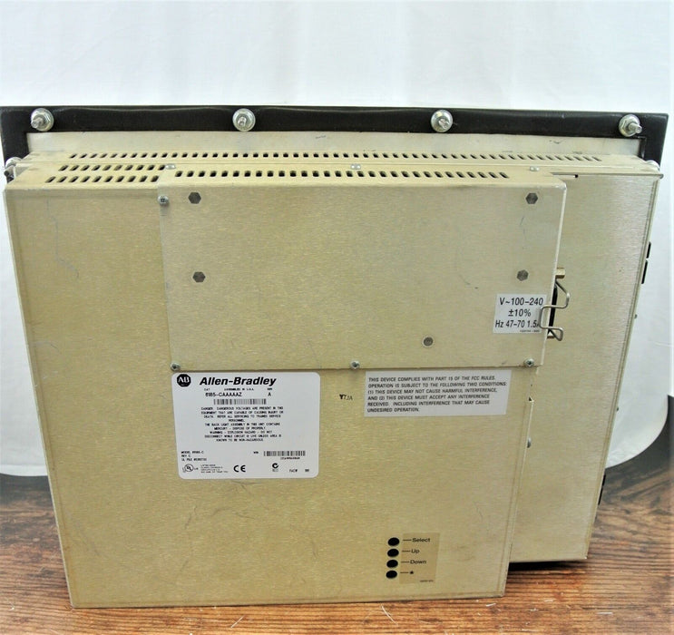 Allen-Bradley 6185-CAAAAAZ Industrial Flat Panel LCD Monitor Ser. A #6185-C 15"