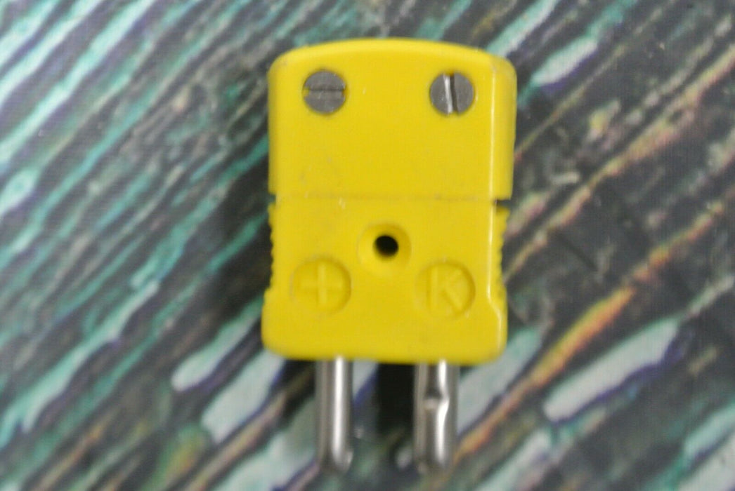 Set of  Four (4) Yellow OMEGA STAMFORD, Thermocouple, Jab-In Tc Connector