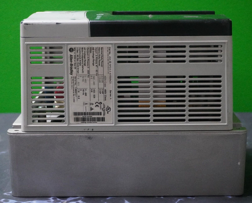 Parts Allen-Bradley PowerFlex 70 3HP 20AD5P0A3AYNNNC0 480 VAC FRN:3.002