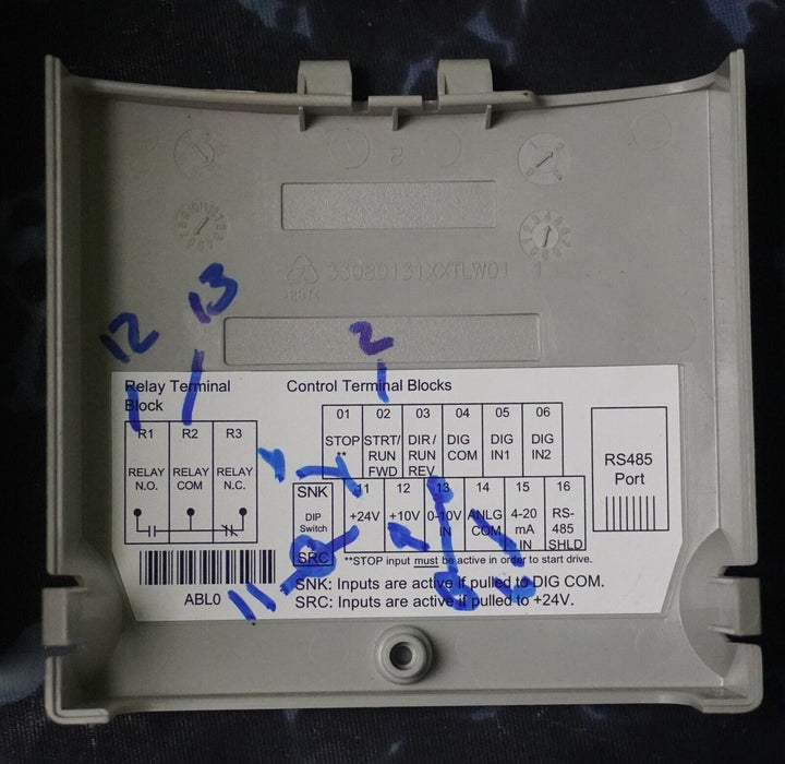 Zero Run Hours Allen-Bradley PowerFlex 4 22A-D6P0N104 3HP FRN:6.01 Series A