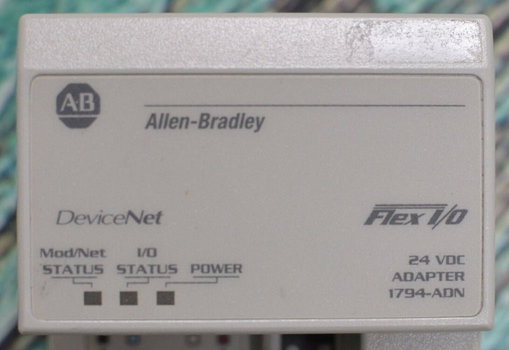 Allen Bradley 1794-ADN /B DeviceNet FLEX I/O DEVICENET Adapter Module Series B