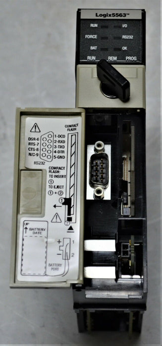 Allen Bradley 1756-L63/B ControlLogix Logix5563 8 MB Tested Good Serial No. EF83