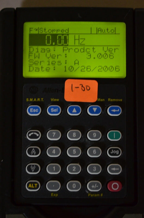 Allen-Bradley 20-HIM-A3 SERIES A Full Numeric HMI Keypad Firmware 3.006   #1-30