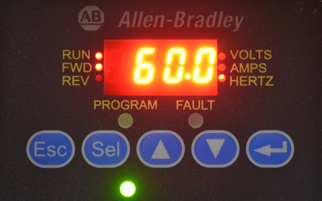 Allen-Bradley 22B-D010C104 5 HP Powerflex40 Ser. A FRN:6.02 Tested Good Clean