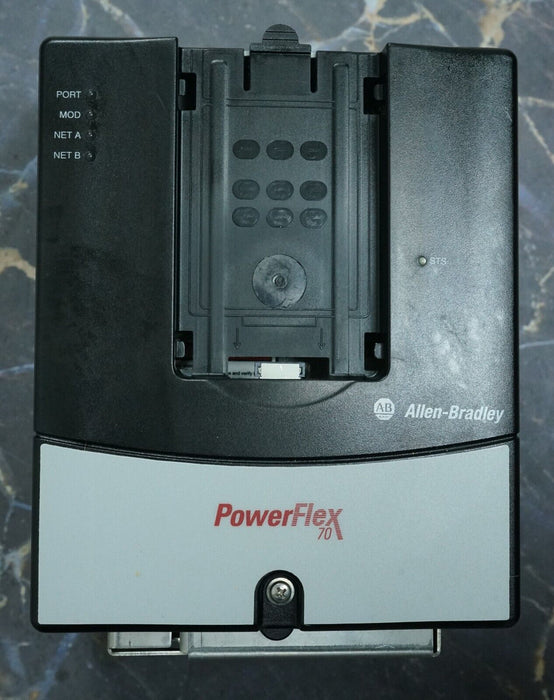 Allen-Bradley PowerFlex 70 1 HP 20AD2P1A0AYNANC0 480 VAC FRN:3.003 Tested Good