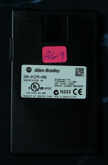 ALLEN BRADLEY 20-HIM-A6 SERIES A FRN:2.005 A6-9