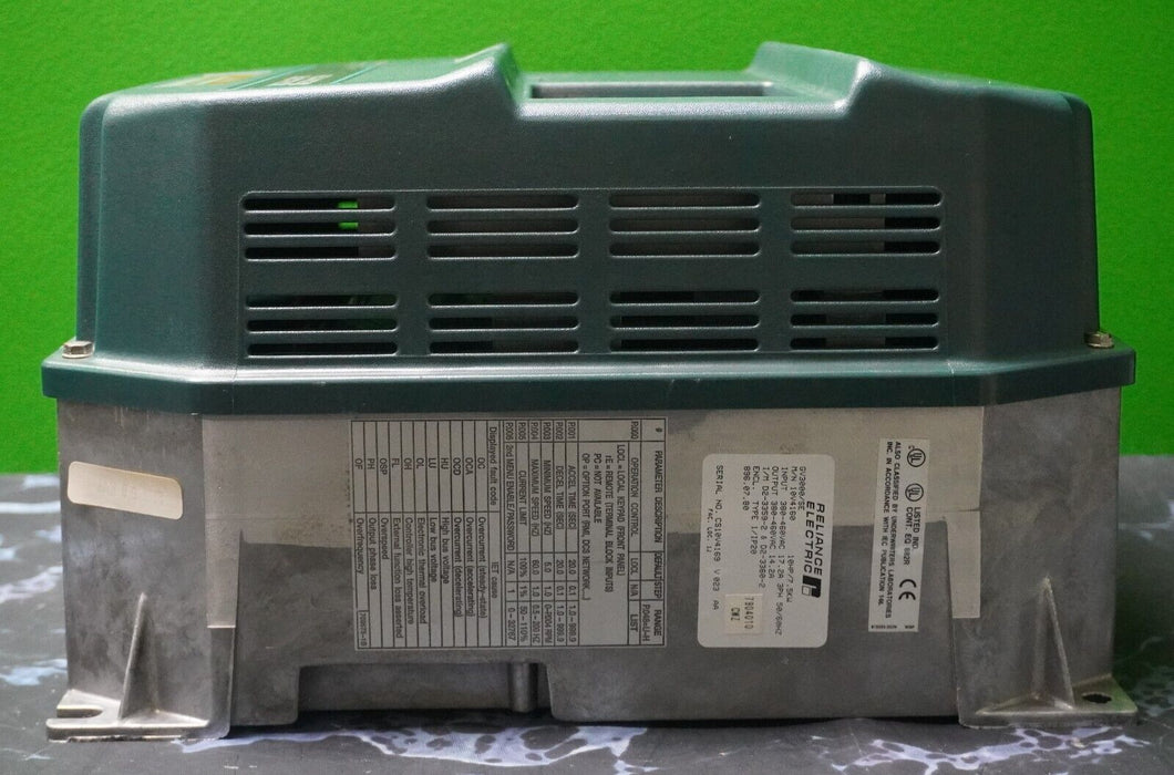 Reliance Electric GV3000/SE 10HP 10V4260 Drive Tested Good FRN:6.01