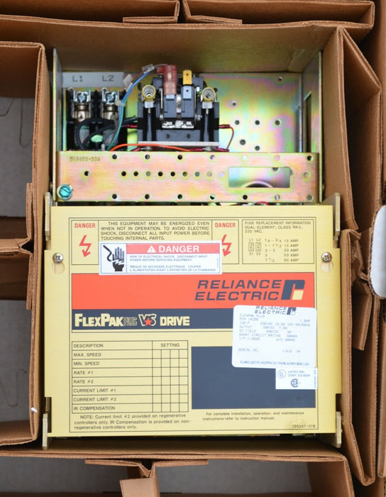 NEW Reliance Electric 14C56 Motor Controls FlexPak Plus .5-1.5HP 230VAC DC Drive