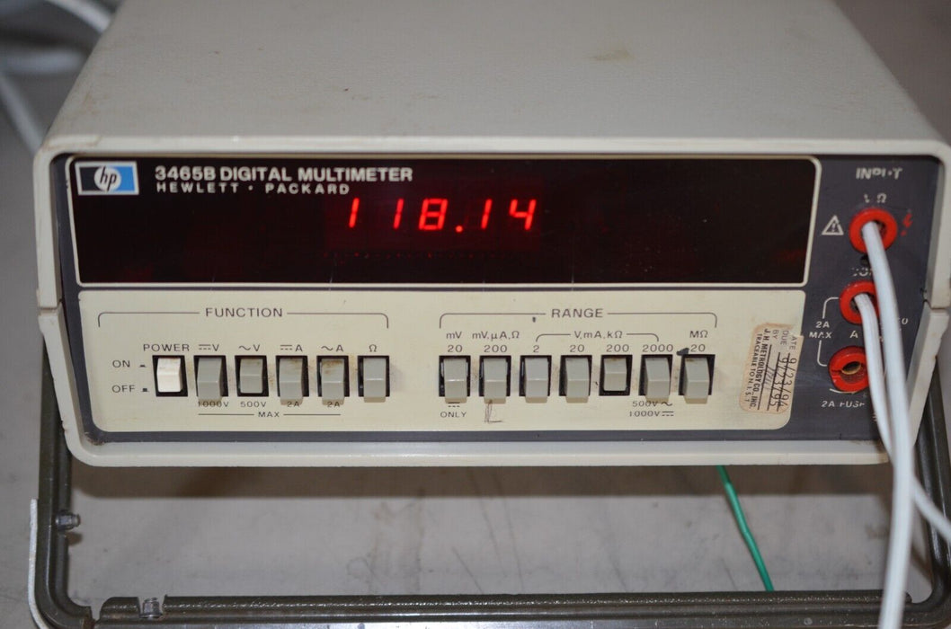 HP 3465B DIGITAL MULTIMETER