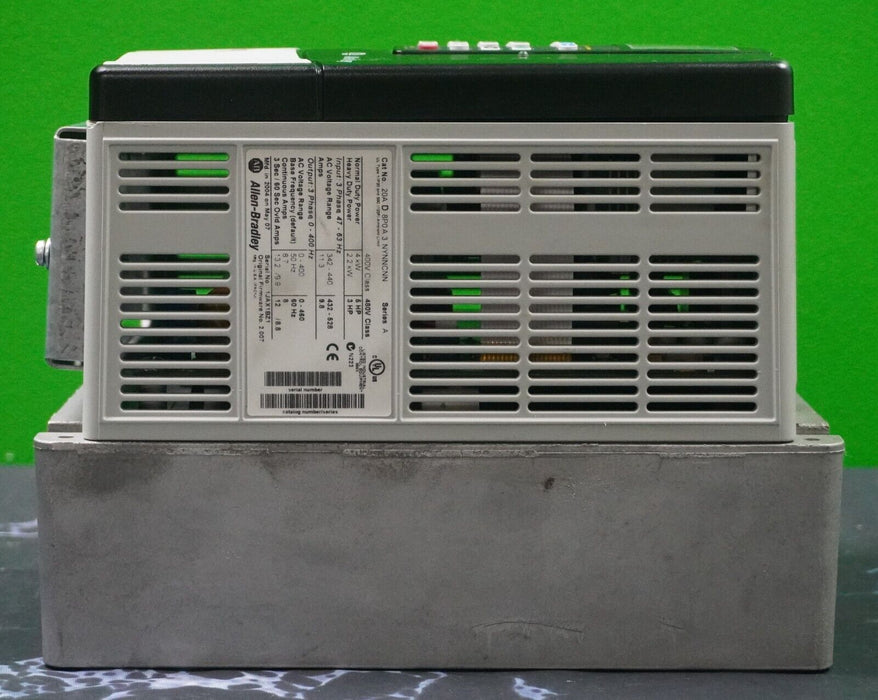 Allen-Bradley Powerflex 70 5HP 20AD8P0A3NYNNCNN Series A FRN:2.007 Tested Good