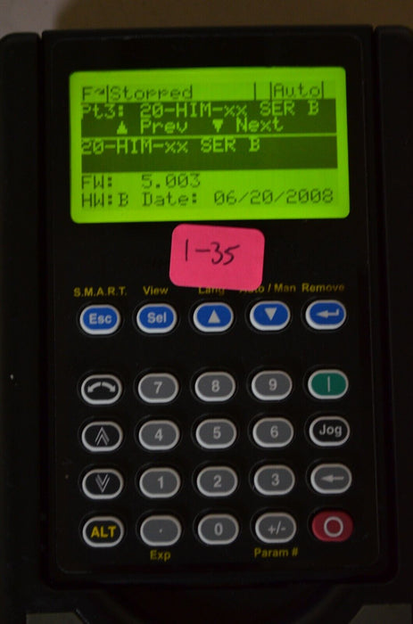 Allen-Bradley 20-HIM-A3 SERIES B Full Numeric HMI Keypad Firmware 5.003   #1-35