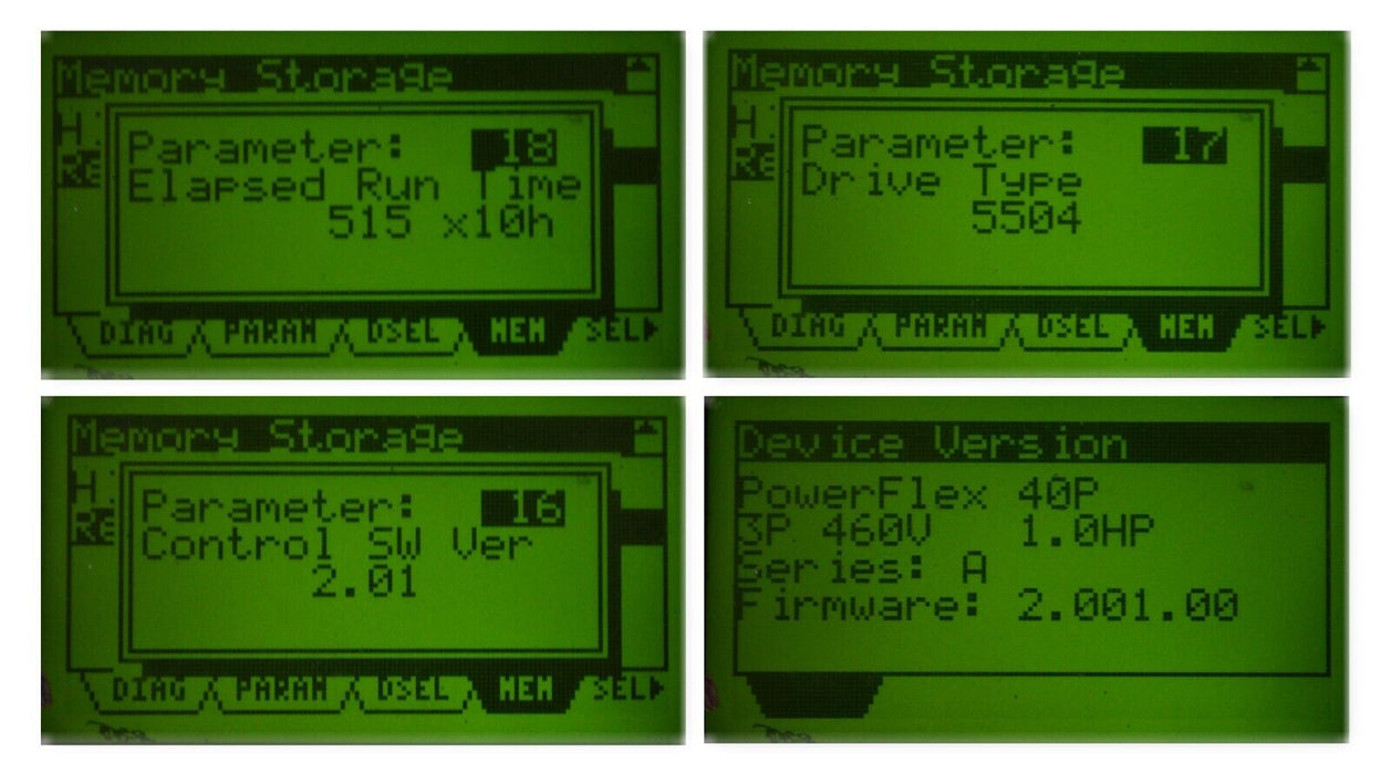 Allen-Bradley 22D-D2P3N104 PowerFlex40P FRN:2.01 Series A Tested QTY up to 7