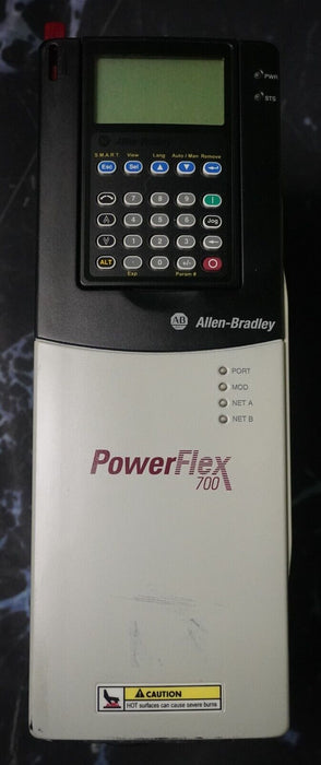 Allen-Bradley PowerFlex 700 2 HP 20BD3P4A3AYNAEC0 480 VAC Series B FRN:4.001