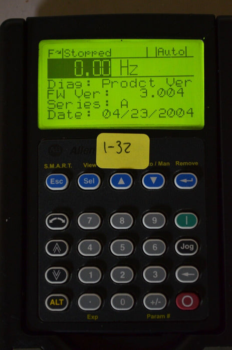 Allen-Bradley 20-HIM-A3 SERIES A Full Numeric HMI Keypad Firmware 3.004   #1-32