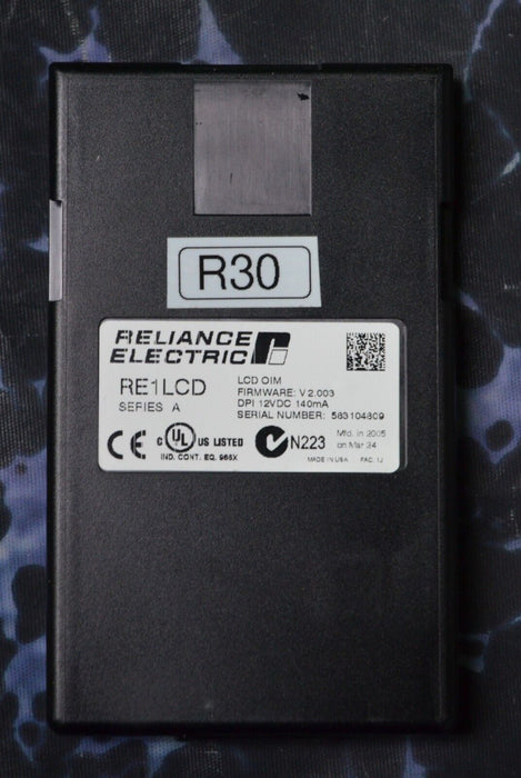 Reliance Electric RE1LCD A Keypad FRN:2.003 Tested Good R30