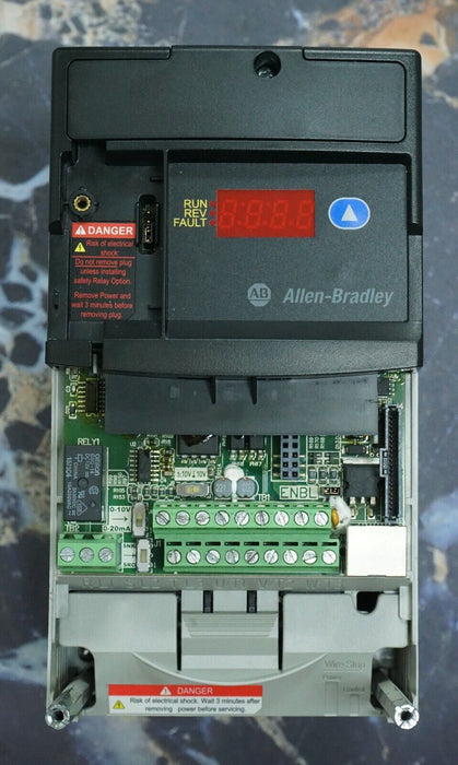 Low Hours Allen-Bradley 22D-D2P3N104 PowerFlex40P FRN:2.01 Series A Tested