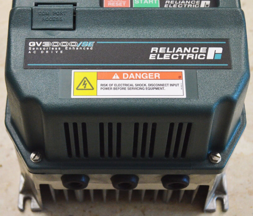 Reliance Electric GV3000 1 HP 1V2160 Vector Inverter 230 VAC Tested Good Clean