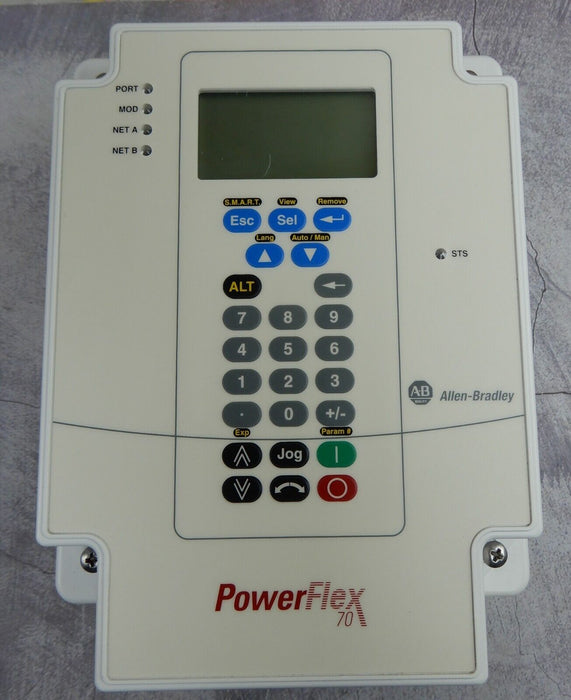 LOW HOURS Allen-Bradley 20AD5P0C3AYNNNNN PowerFlex 70 3 HP Tested Good FRN:2.008