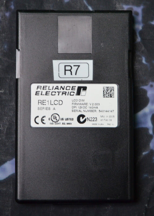 Reliance Electric RE1LCD A Keypad FRN:2.003 Tested Good R7