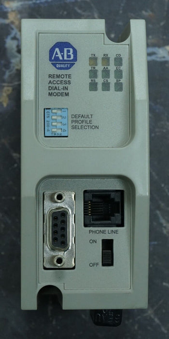 ALLEN BRADLEY 9300-RADM1/B REMOTE ACCESS DIAL-IN MODEM