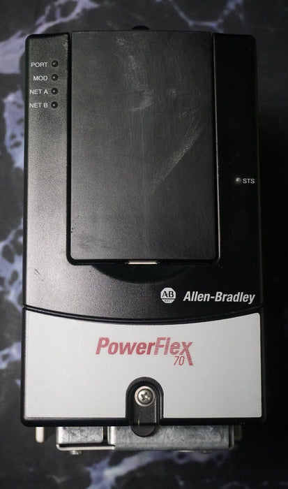 Low Hr Allen Bradley Powerflex 70 2HP 20AE2P7A0AYNNNC0 AC Drive FRN:3.003 Tested