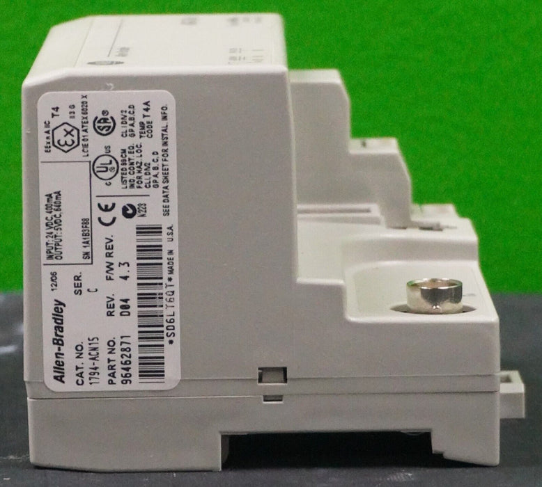 ALLEN BRADLEY 1794-ACN15 SER.C  ADAPTER MODULE FW:4.3