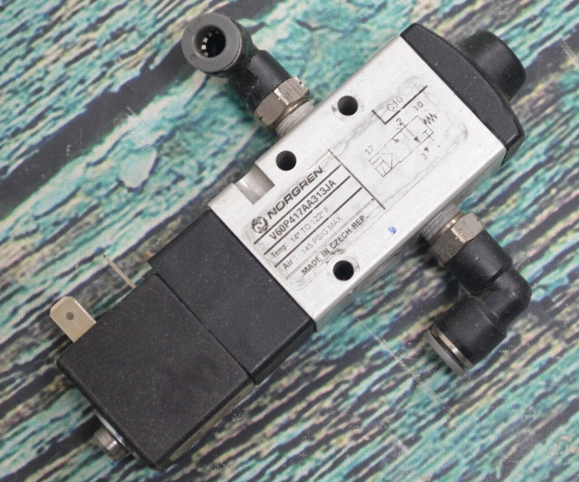 NORGREN V60P417AA313JA VALVE 24VDC 0.08A,