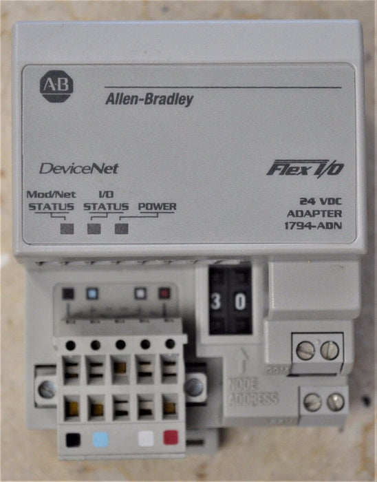 Allen Bradley 1794-ADN /B DeviceNet FLEX I/O Adapter Module