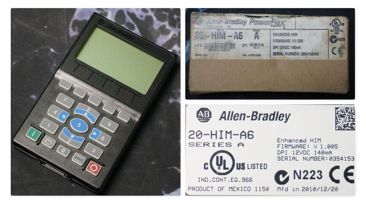 New Allen Bradley 20-HIM-A6 LCD Series A FRN:1.005