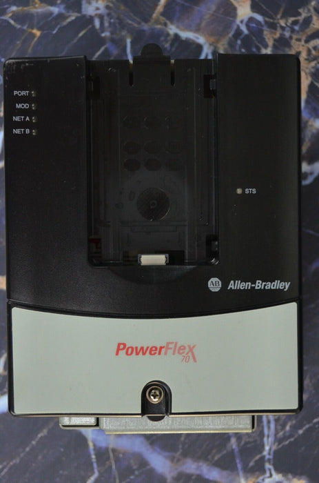 Allen-Bradley PowerFlex 70 3 HP 20AD5P0F0AYNNNNN 480 VAC Tested Good  FRN:2.007