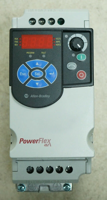 Allen-Bradley PowerFlex 4M VFD 2.0HP Cat. 22F-D4P2N113 Ser A FRN:2.01