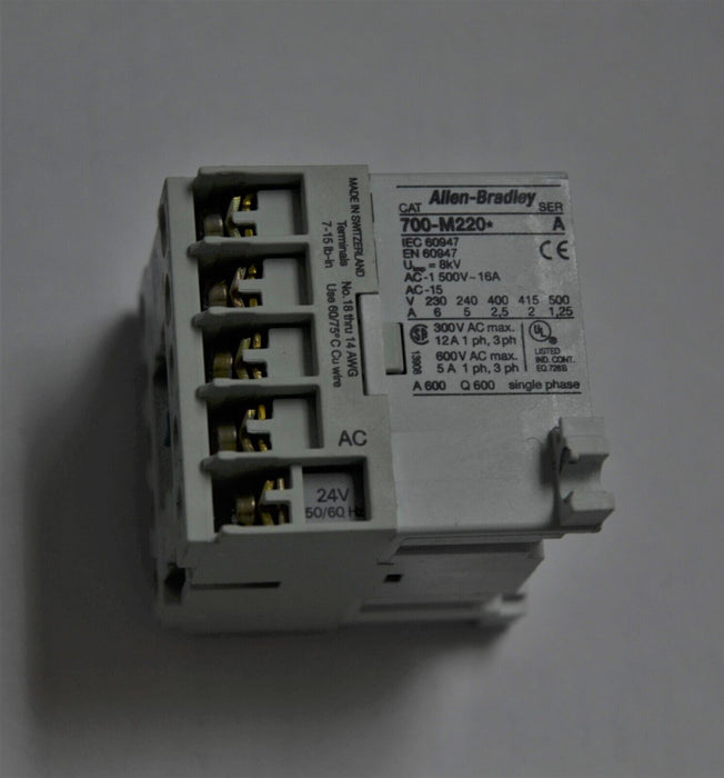 Allen-Bradley 700-M220* Series A Single Phase Control Relay