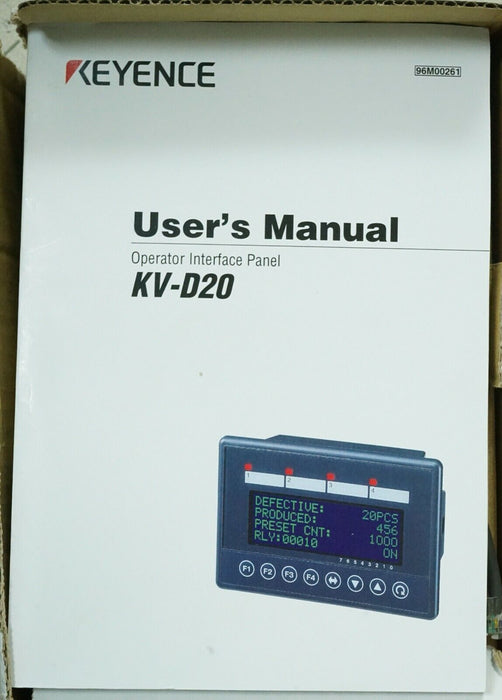 New Keyence KV-D20 Operator Interface Display